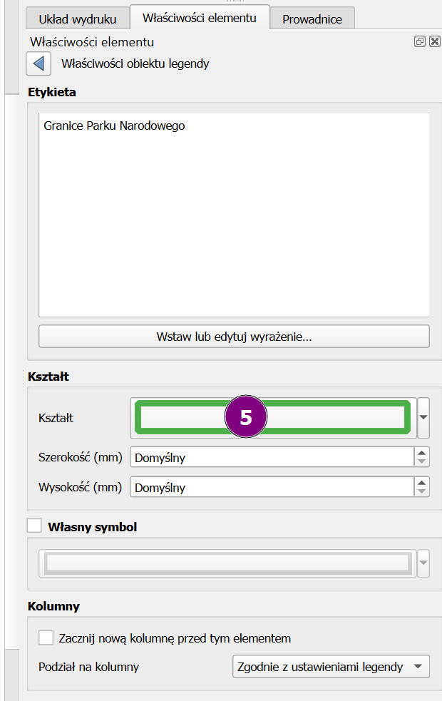 QGIS symbol linii dla poligonu 2